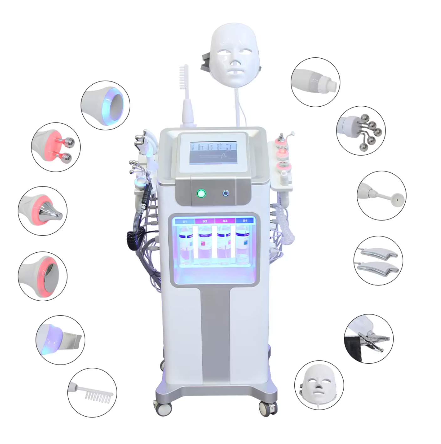 H2O₂ 12-in-1 Hydro Dermabrasion Machine | Professional Hydra Facial